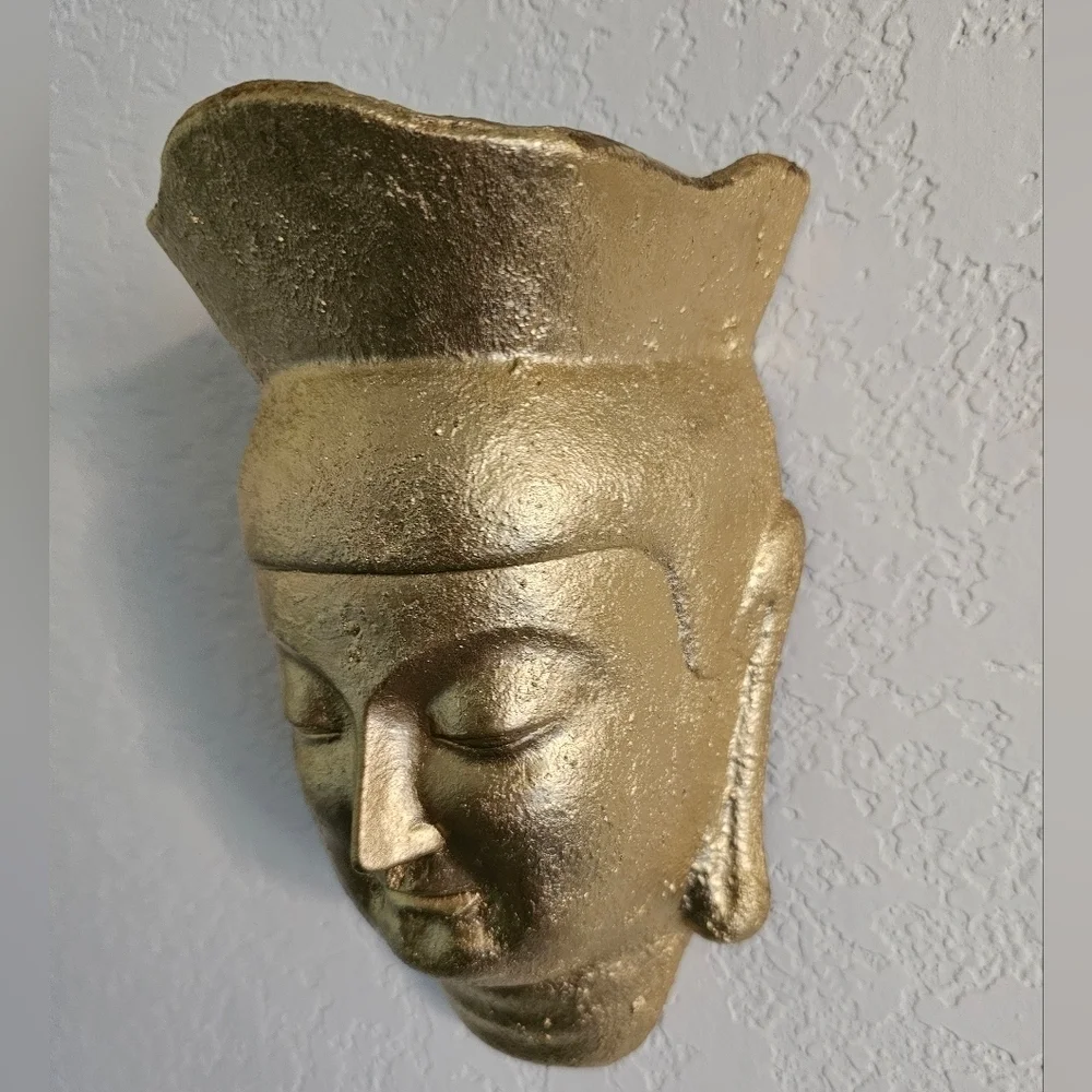 Golden Metal Budda Mask